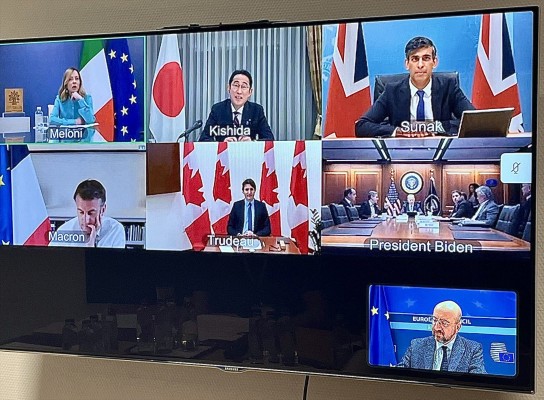 El G7 y la Unión Europea condenan el ataque de Irán contra Israel y piden evitar una escalada