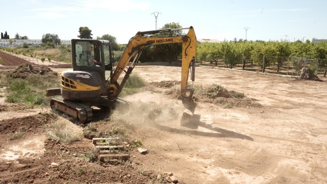 Burriana inicia las obras del nuevo parque canino en la avenida del Transporte