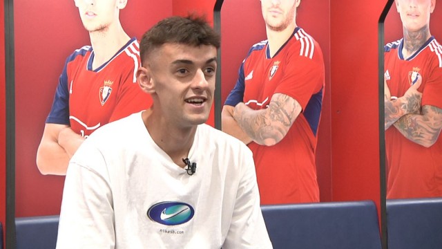 Aimar Oroz, baja en Osasuna para recibir al Valencia
