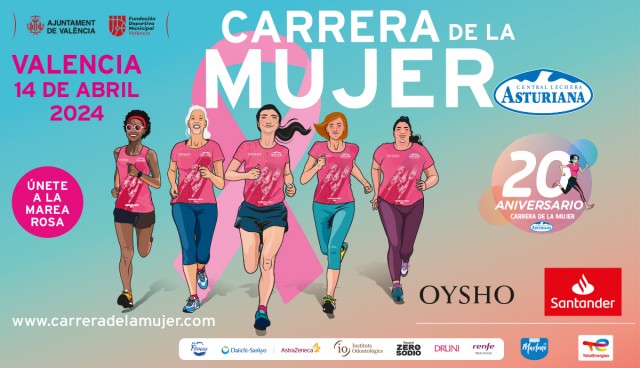 Este domingo se celebra la Carrera de la Mujer Central Lechera Asturiana de Valencia