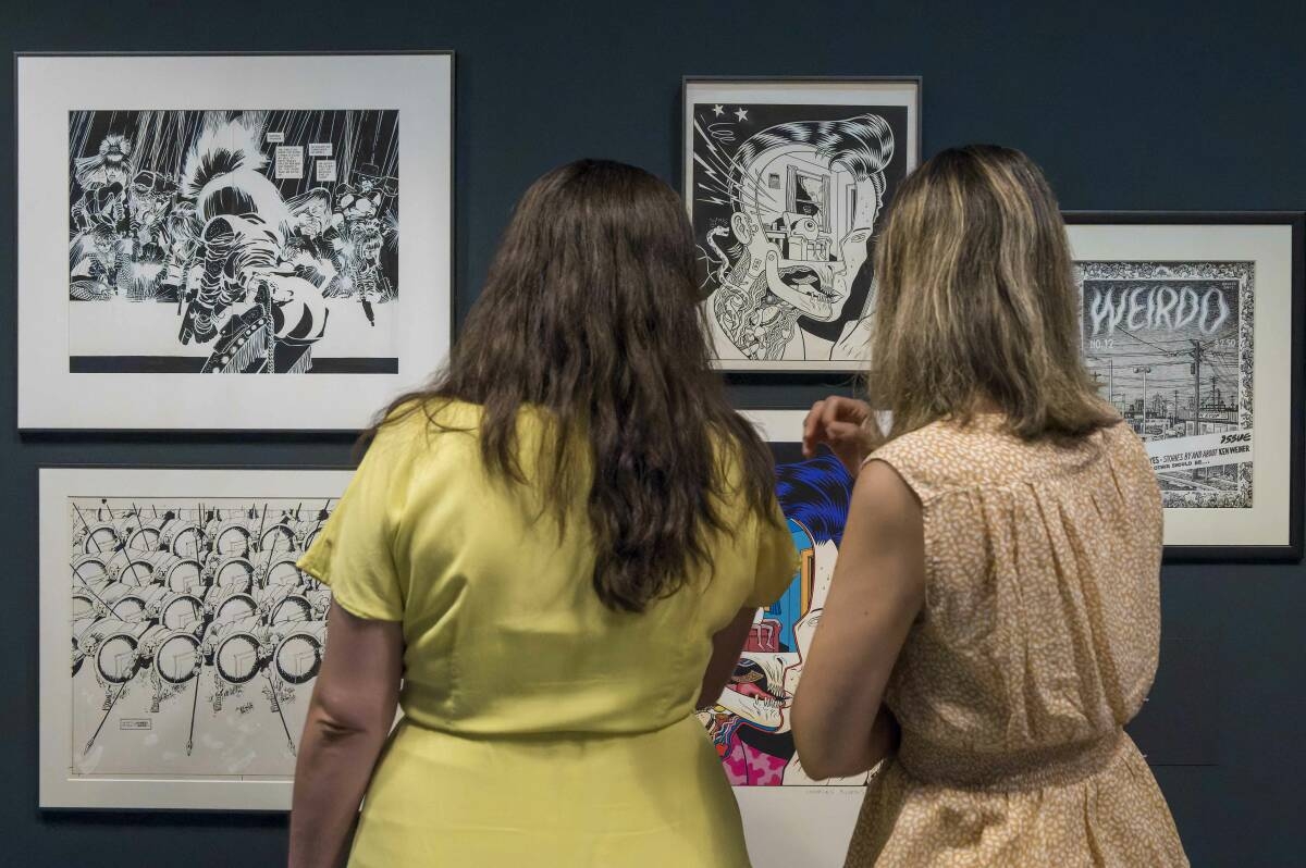 Imagen de archivo de la exposición 'Cómic. Sueños e historia' en Caixaforum.  - 