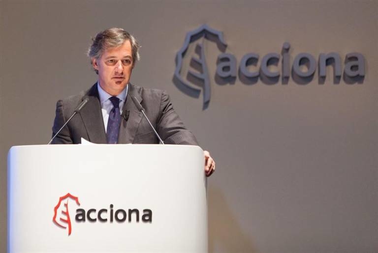 Acciona reparte hoy un dividendo de 2,5 euros por cada acción