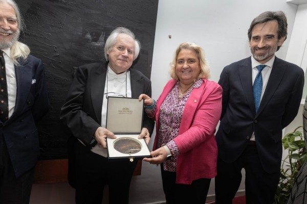 Grigory Sokolov recibe la Medalla de Honor del Palau de la Música