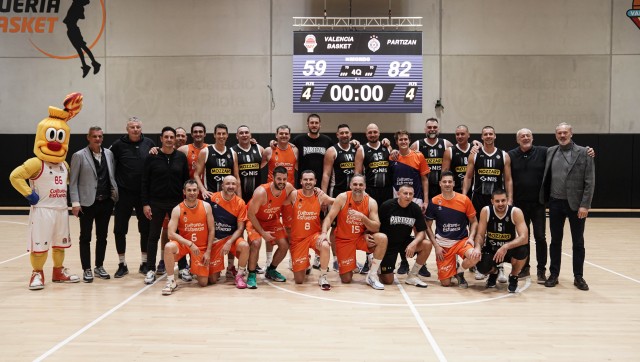 Las leyendas de Valencia Basket contra las del Partizan