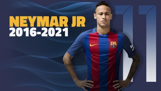 Neymar renueva con el Barça hasta 2021