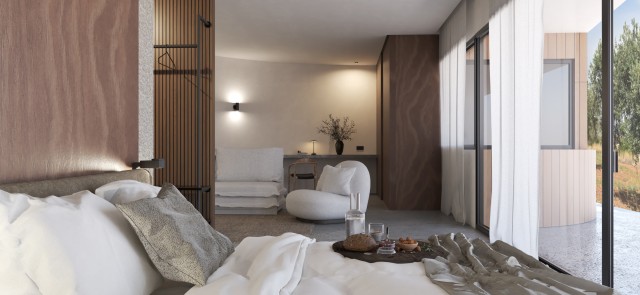 La Sierra Mariola tendrá el primer hotel 'wellness' plenamente integrado en el entorno natural