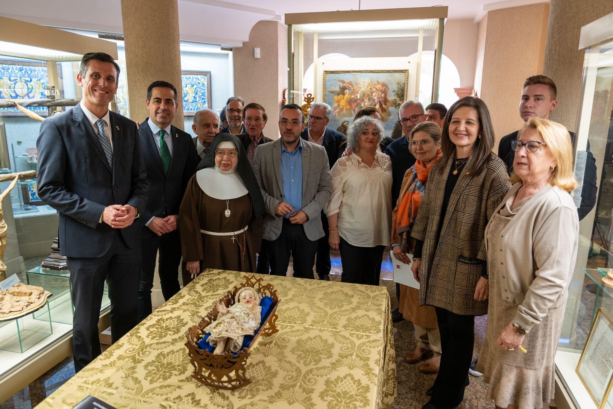 La Diputación de Castellón entrega a Vila-real la imagen restaurada del Niño Jesús del siglo XVIII
