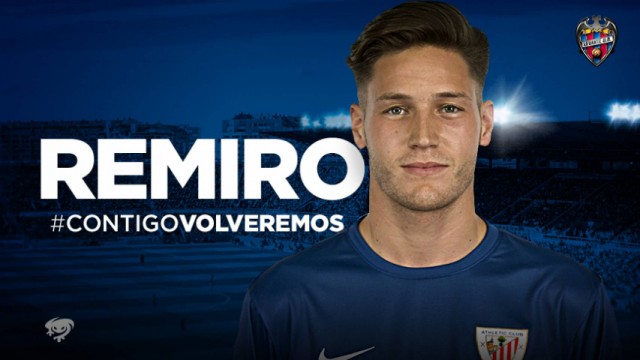 El Levante UD y el Athletic Club acuerdan la cesión del guardameta Álex Remiro