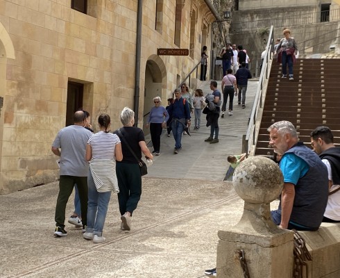 Las visitas al castillo de Xàtiva durante las Pascuas se incrementan casi un 10% respecto a 2023