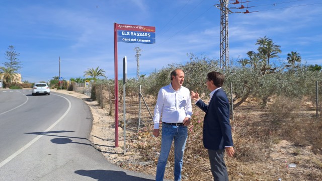 La Diputación prolongará la vía ciclista que gestiona en la pedanía ilicitana de Balsares 