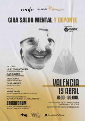 Valencia acoge la 'gira salud mental y deporte - Fundación Blanca Fernández Ochoa'