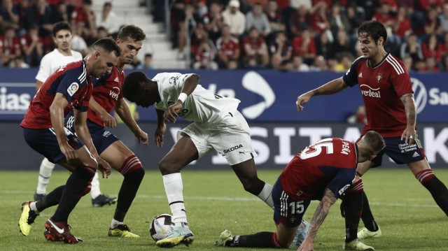 El Valencia venció en sus 2 últimos partidos en El Sadar tras no ganar en los 4 anteriores