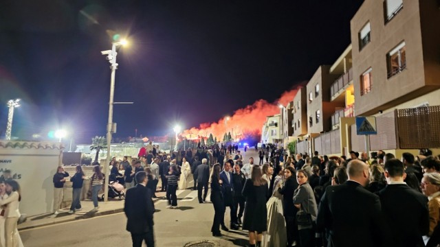 El incendio provocado por fuegos artificiales en Teulada calcina 2,5 hectáreas 