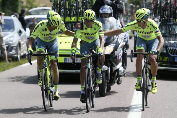 Contador empieza el Tour con mal pie