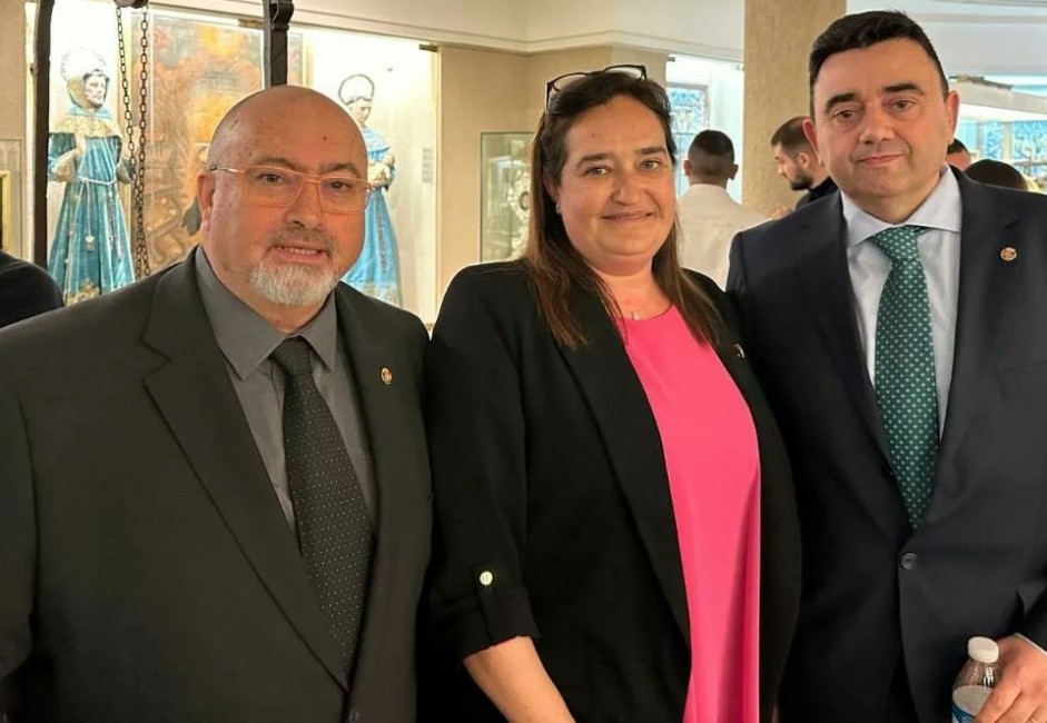 Manuel Rubert, Irene Herrero y Fernando Archela el pasado 20 de marzo. - 