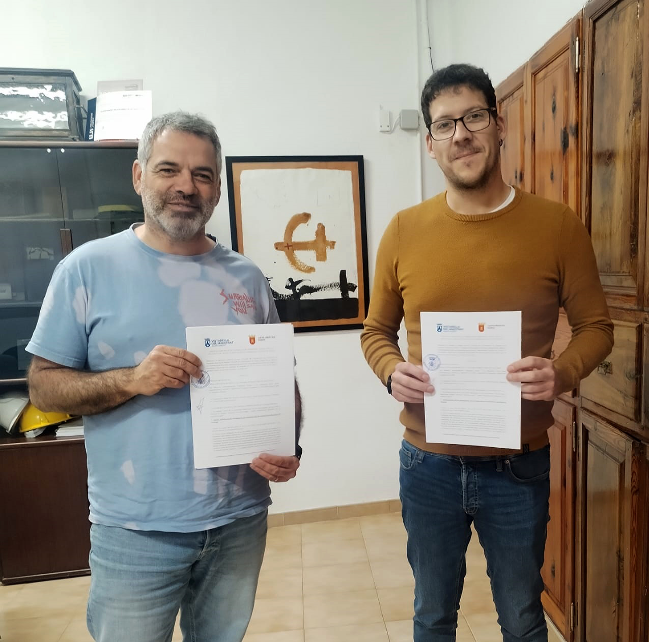 Xodos i Vistabella signen una col·laboració per a la recollida conjunta de residus porta a porta 