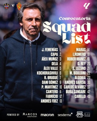 Postigo y Clemente, bajas para recibir al Zaragoza