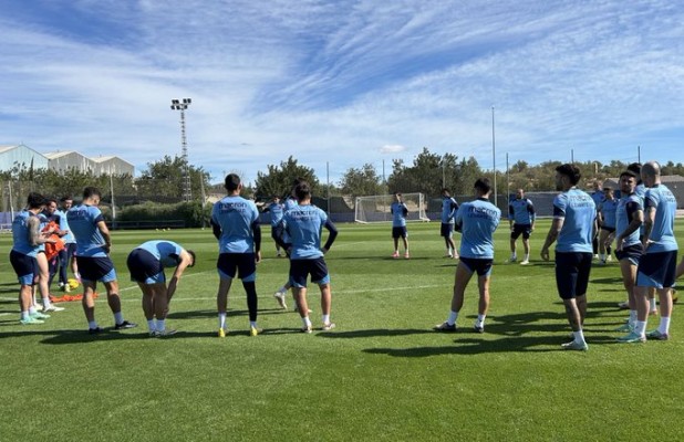 Bouldini, con molestias, trabaja contrarreloj para jugar ante el Zaragoza