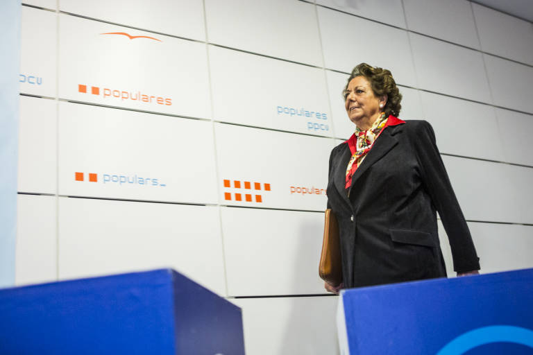 Rita Barberá. Foto: EVA MÁÑEZ - 