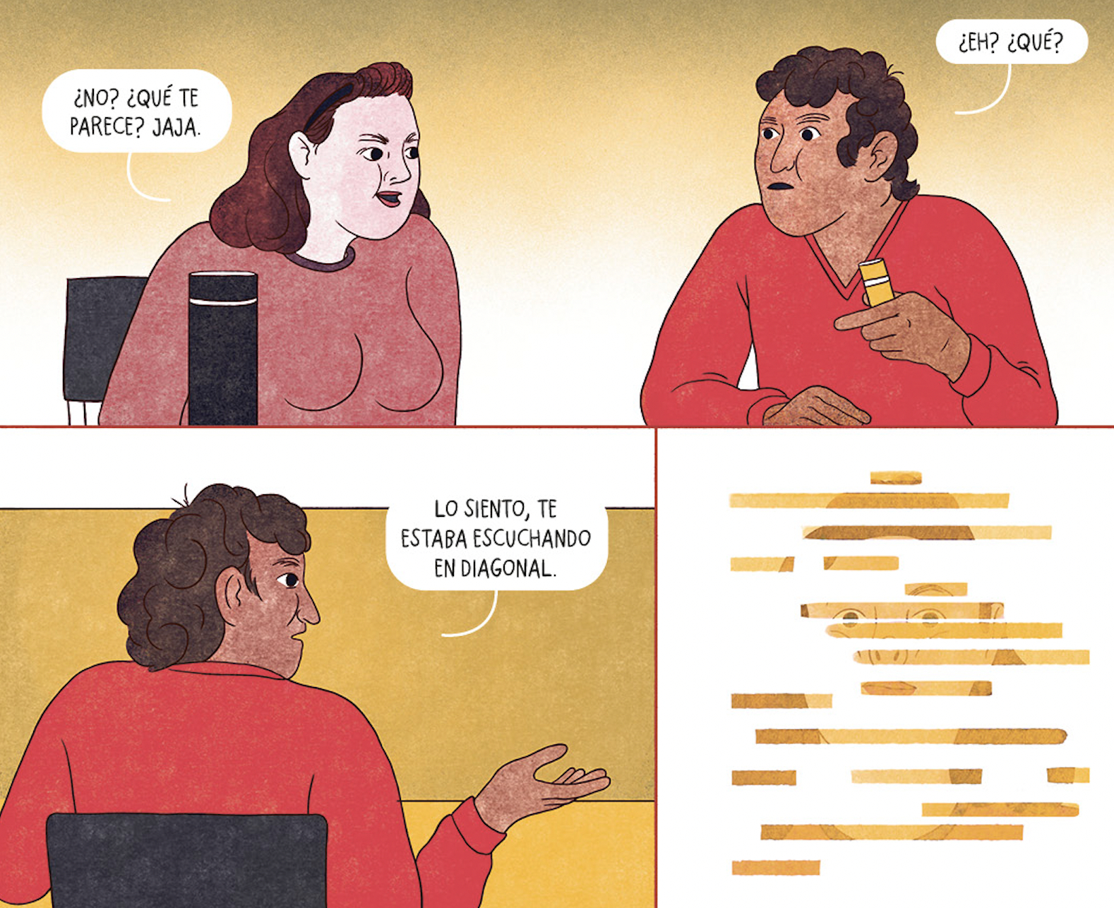 Candela Sierra dibuja un 