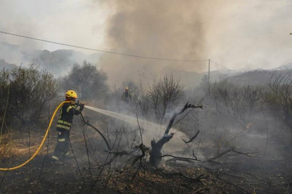 Declarado un incendio forestal en Artana, en el Paraje de Xanquet