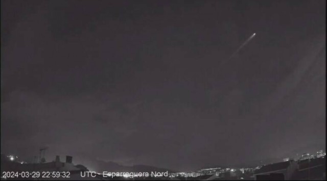 Defensa asegura que un meteoroide sobrevoló Benicàssim: descarta que fuera un satélite de Musk