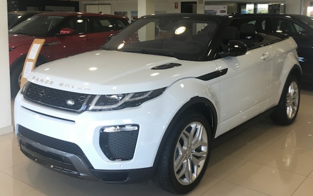 El nuevo Range Rover Evoque cabrio aterriza en Valencia