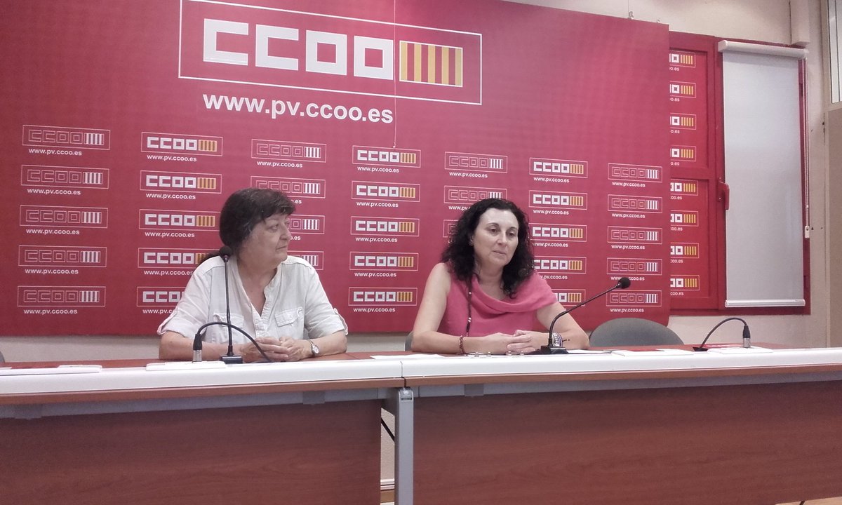 Pepa Ramis y Xelo Valls durante el anuncio - 