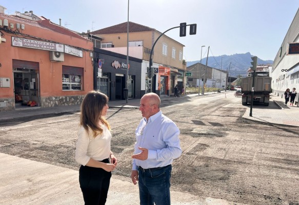 Beniaján y Monteagudo ganan en seguridad vial con las obras de mejora del firme en varias carreteras
