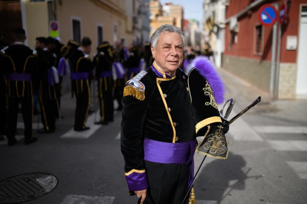 Ramón, el ‘general’ de los granaderos de la Semana Santa Marinera