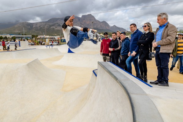 La Nucía abre su nuevo Skate Park en la Ciutat Esportiva Camilo Cano