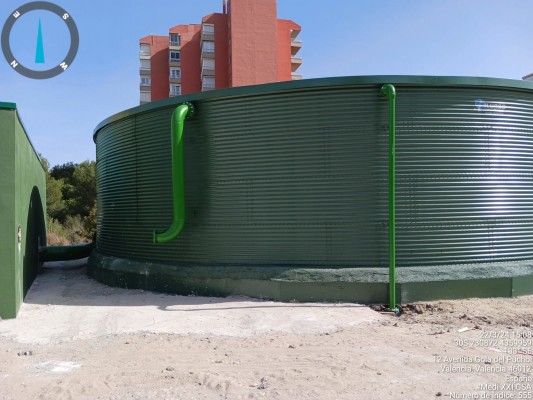 Finaliza la fase de construcción del sistema de cañones de agua contra incendios en la Devesa