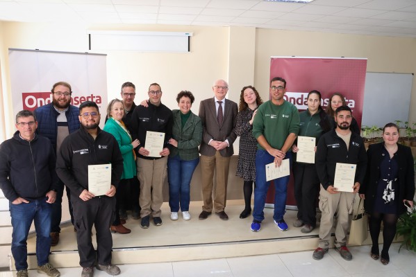 Onda otorga la capacitación profesional en jardines y zonas verdes a 10 jóvenes ondenses 

