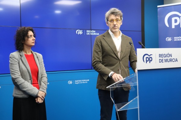 Marín ve en peligro inversiones en el Mar Menor e infraestructuras por la falta de Presupuestos