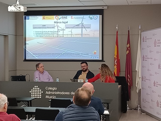 Formación a los administradores de fincas de Murcia sobre los beneficios de las comunidades energéticas