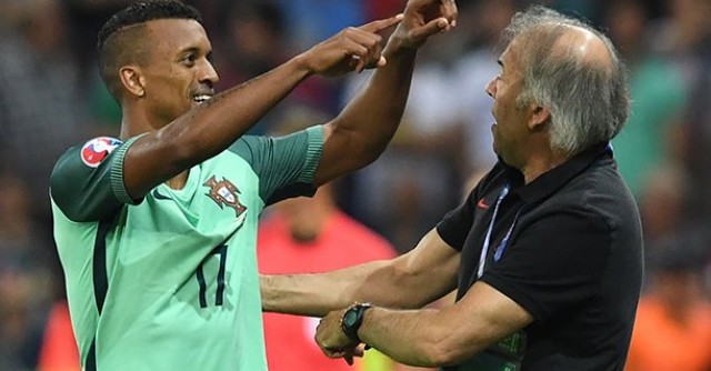 Nani y André Gomes ya esperan a Mustafi en la final de la Eurocopa