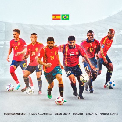  Leyendas España homenajea a exinternacionales nacionales con motivo del amistoso España-Brasil