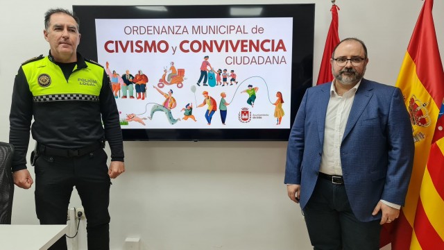 Elda combate el vandalismo y regula el uso de los espacios públicos  con la ordenanza de convivencia
