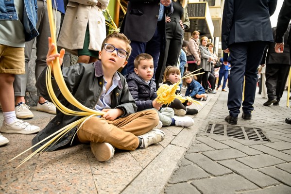 Más de 65.000 ilicitanos celebran el Domingo de Ramos con las tradicionales palmas blancas