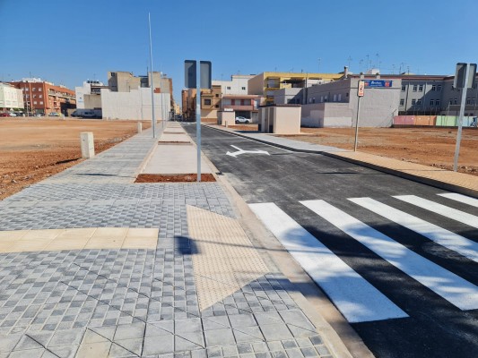 Nules abre los viales de la nueva urbanización del PAI Alfondeguilla tras una inversión de 800.000 €