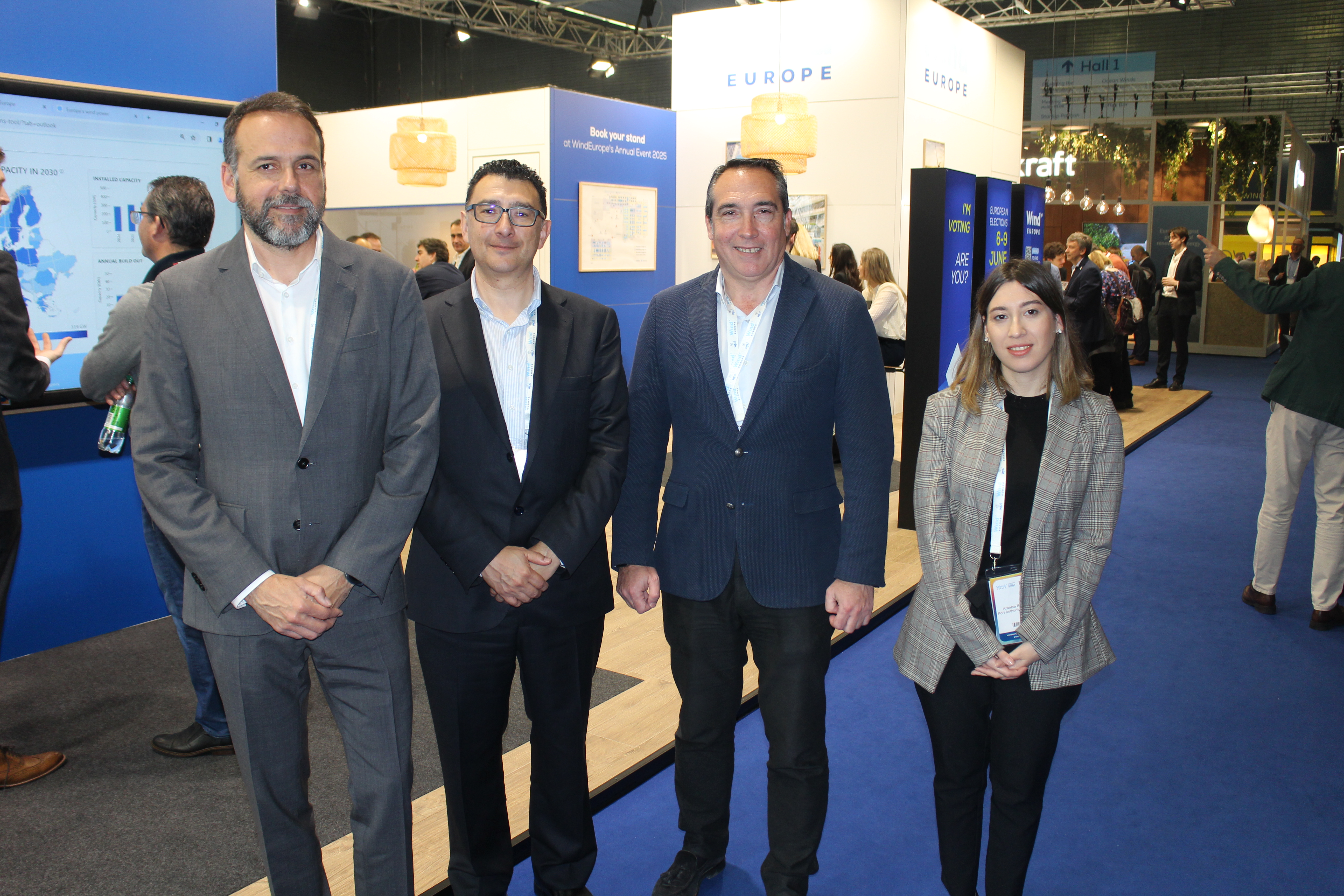 PortCastelló atrae a operadores de la industria eólico-marina en la feria Wind Europe
