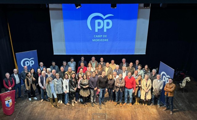 El PP presenta su nueva dirección comarcal a su afiliación en Camp de Morvedre
