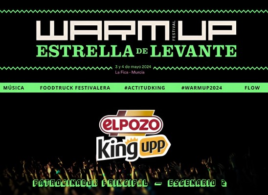 ElPozo King Upp se sube al escenario de #WARMUP2024