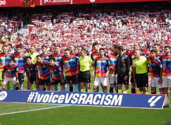 Los clubes de LALIGA mostraron su unidad con su rechazo al racismo este fin de semana
