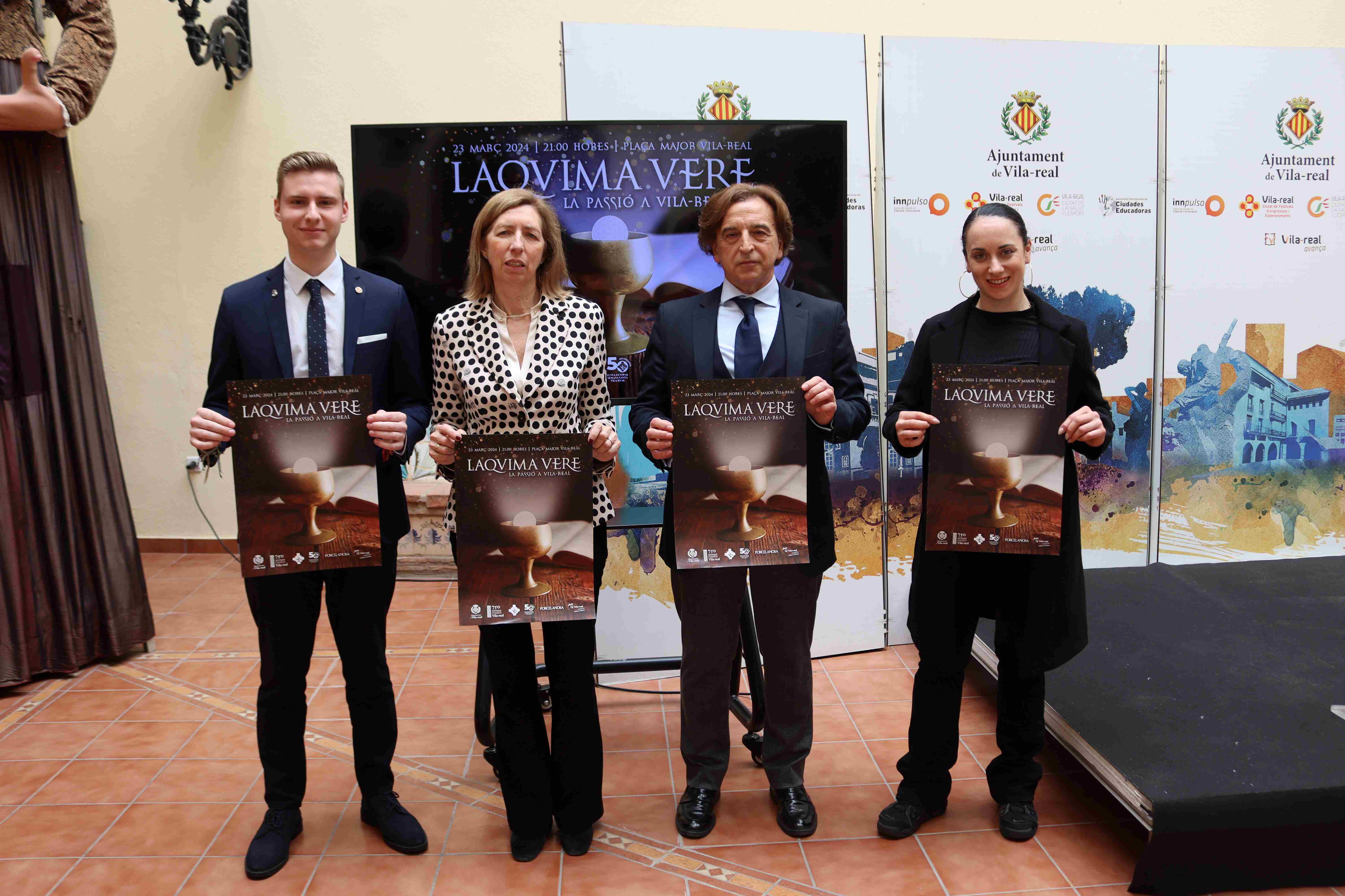 'Laquima Vere' potencia la Semana Santa de Vila-real con una representación 