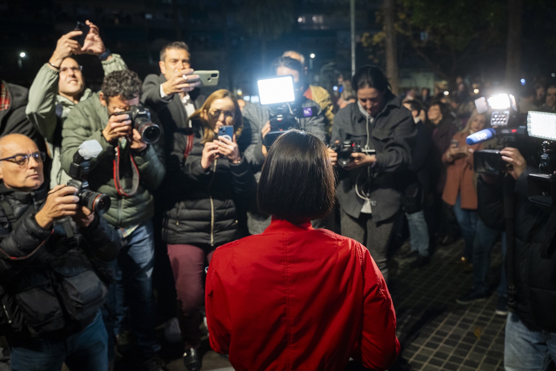 Diana Morant, ante los medios. Foto: EP/Jorge Gil - 