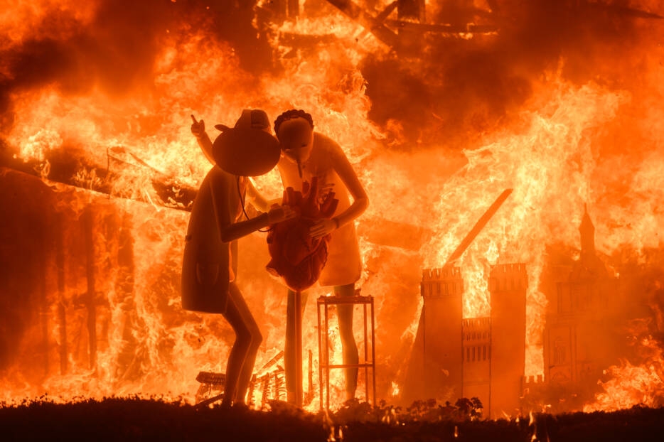 'Cremà' de las Fallas de 2023. Foto: KIKE TABERNER - 