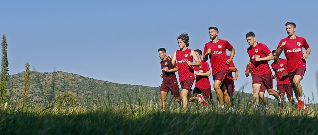 El Atlético inicia los entrenamientos en Los Ángeles de San Rafael