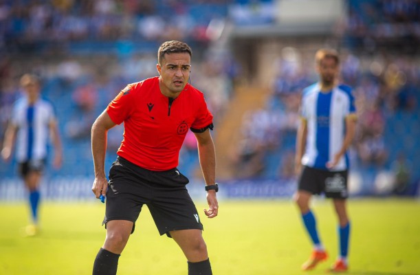 González Rodríguez, el árbitro de la derrota del Hércules en Sant Andreu, le dirigirá en La Nucía