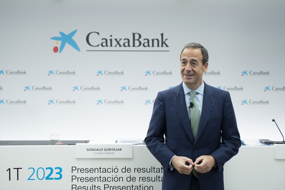El consejero delegado de CaixaBank, Gonzalo Cortázar. Foto: JORGE GIL/EP - 